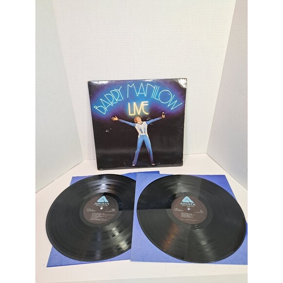 Barry Manilow Live Record Self Titled Recording LP Vinyl Vtg 1977 2 LPs Set - Picture 1 of 3
